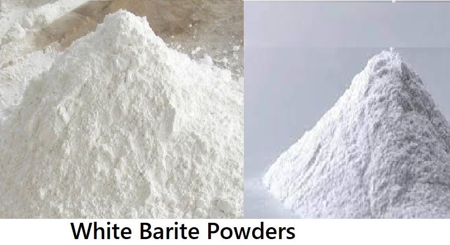 Industrial Application of White Barite Powders and worldwide demand.